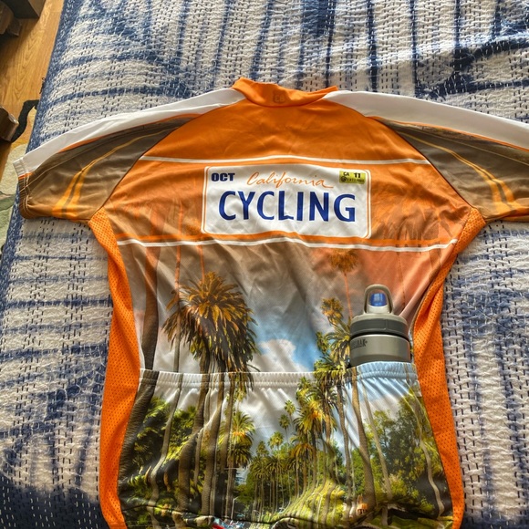 California Cycling Jersey Full Zip Size XL - Picture 5 of 8